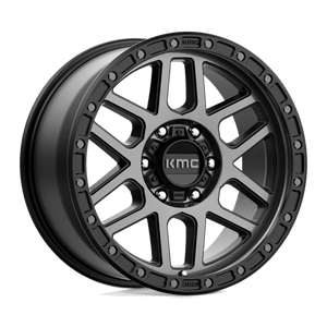 18x9 | 6x5.5 | 18 | 106.10 | KMC | SATIN BLACK W GRAY TINT KM54489068418