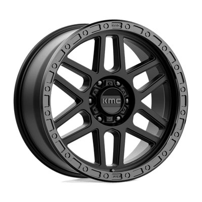 20x9 | 6x5.5 | 18 | 106.10 | KMC | SATIN BLACK W GLOSS BLACK LIP KM54429068718