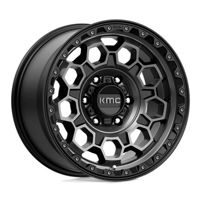 17x9 | 6x5.5 | 0 | 106.10 | KMC | SATIN BLACK W GRAY TINT KM54579068400