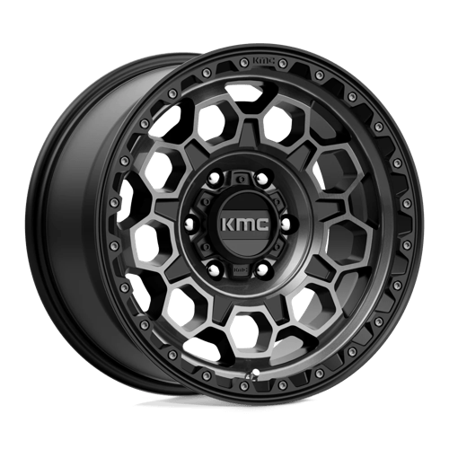 17x9 | 6x5.5 | 0 | 106.10 | KMC | SATIN BLACK W GRAY TINT KM54579068400