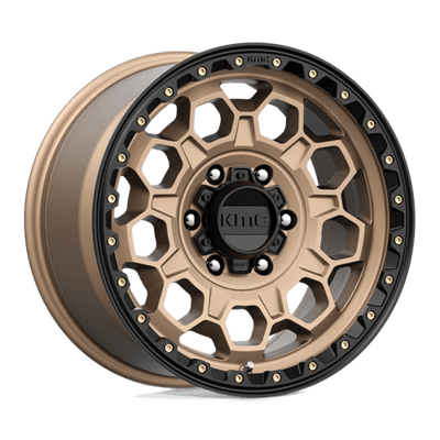 17x9 | 6x5.5 | 18 | 106.10 | KMC | MATTE BRONZE W BLACK LIP KM54579068618