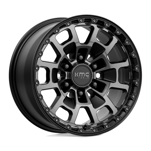 17x8.5 | 6x5.5 | 18 | 106.10 | KMC | SATIN BLACK W GRAY TINT KM71878568418