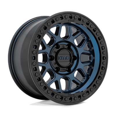17x9 | 6x5.5 | -12 | 106.10 | KMC | MIDNIGHT BLUE W GLOSS BLACK LIP KM54979068912N