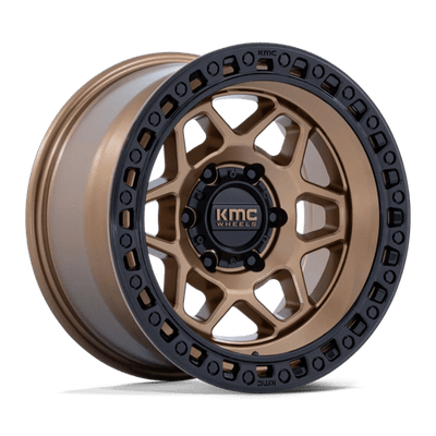 17x8.5 | 6x5.5 | 0 | 106.10 | KMC | MATTE BRONZE W GLOSS BLACK LIP KM553ZB17856800