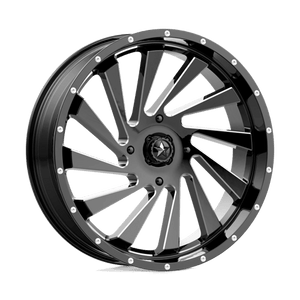 18x7 | 4x137 | 00 | 112.10 | MSA Offroad | GLOSS BLACK MILLED M46-018737M