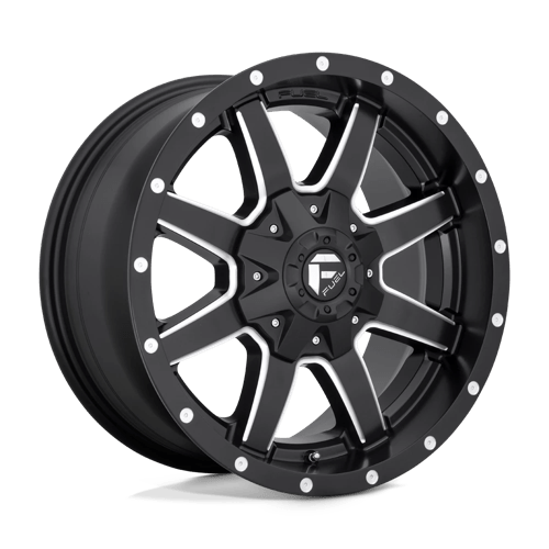 18x9 | 8x6.5 | 20 | 125.10 | Fuel 1PC | MATTE BLACK MILLED D53818908257
