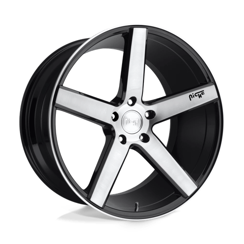 18x8 | 5x4.5 | 40 | 72.56 | Niche 1PC | GLOSS BLACK BRUSHED M124188065+40