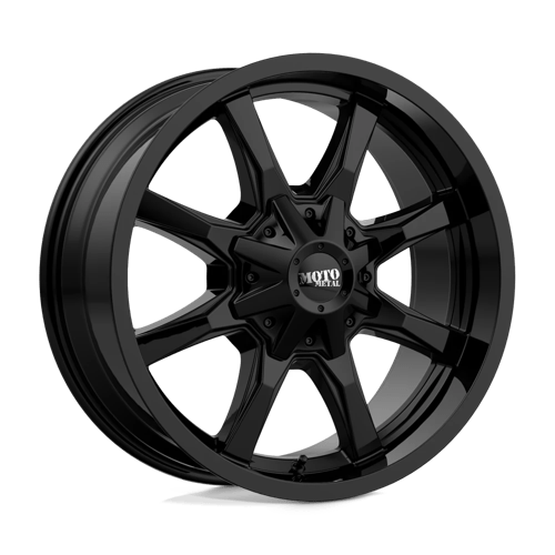 18x9 | 8x6.5 | 18 | 125.10 | Moto Metal | FULL GLOSS BLACK MO970890803D18