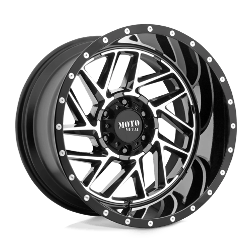 20x12 | 8x170 | -44 | 125.10 | Moto Metal | GLOSS BLACK MACHINED MO98521287344N