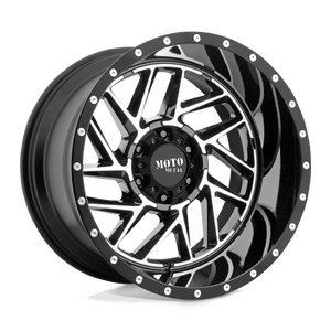 20x12 | 6x5.5 | -44 | 106.10 | Moto Metal | GLOSS BLACK MACHINED MO98521268344N