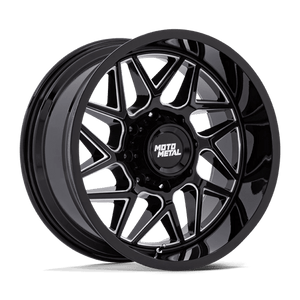 20x9 | 5x5.0 | 20 | 71.50 | Moto Metal | GLOSS BLACK MILLED MO812BE20905020