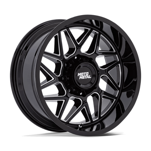20x10 | 8x170 | -18 | 125.10 | Moto Metal | GLOSS BLACK MILLED MO812BE20108718N