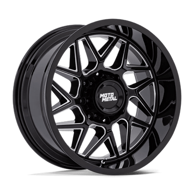 20x9 | 6x5.5 | 20 | 106.10 | Moto Metal | GLOSS BLACK MILLED MO812BE20906820