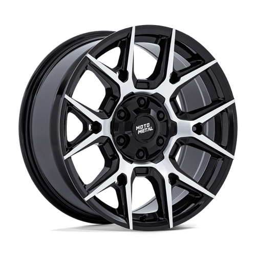 20x9 | 6x135 5.5 | 10 | 95.10 | Moto Metal | GLOSS BLACK MACHINED MO813BD20906710