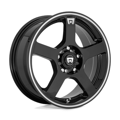 17x7 | 5x100 4.5 | 40 | 72.56 | Motegi | GLOSS BLACK W MACHINED FLANGE MR11677031340