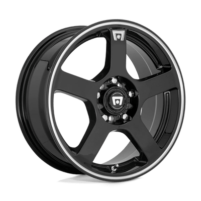 17x7 | 5x100 4.5 | 40 | 72.56 | Motegi | GLOSS BLACK W MACHINED FLANGE MR11677031340