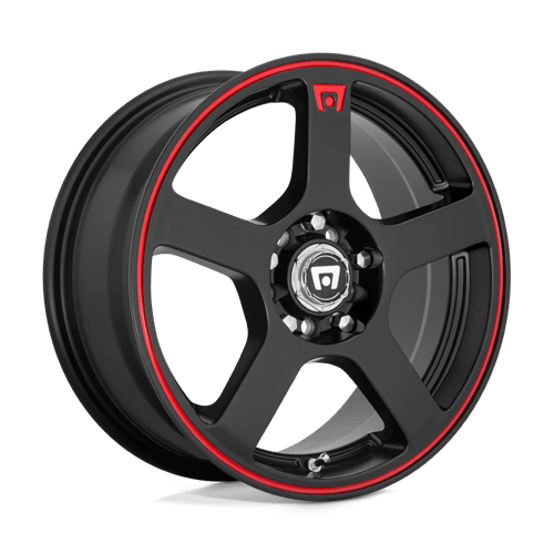 18x8 | 5x4.25 4.5 | 45 | 72.56 | Motegi | MATTE BLACK W RED STRIPE MR11688001745