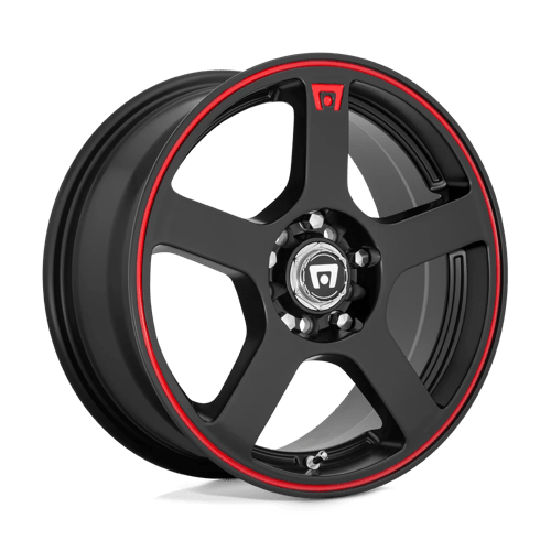 17x7 | 5x112 4.5 | 40 | 72.56 | Motegi | MATTE BLACK W RED STRIPE MR11677046740