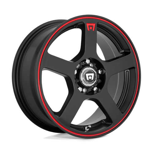 17x7 | 5x112 4.5 | 40 | 72.56 | Motegi | MATTE BLACK W RED STRIPE MR11677046740