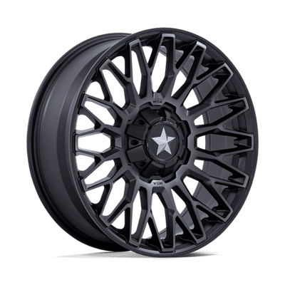 22x7 | 4x137 156 | 0 | 110.10 | MSA Offroad | MATTE BLACK DOUBLE DARK TINT MA050MT22704A00