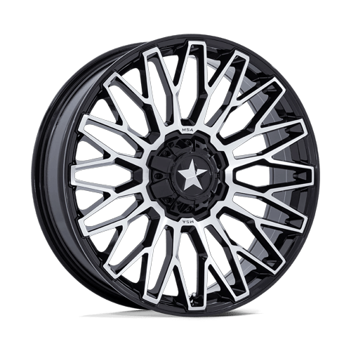 22x7 | 4x137 156 | 0 | 110.10 | MSA Offroad | GLOSS BLACK MACHINED MA050BD22704A00