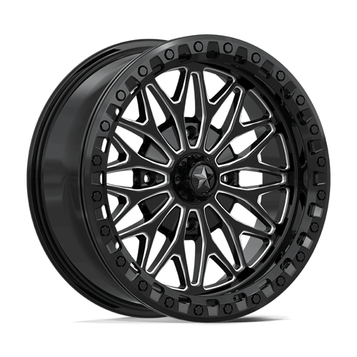 18x7 | 4x137 | 10 | 96.00 | MSA Offroad | GLOSS BLACK MILLED MA053BE18704810
