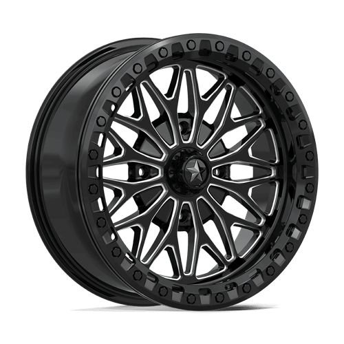 18x7 | 4x137 | 10 | 96.00 | MSA Offroad | GLOSS BLACK MILLED MA053BE18704810
