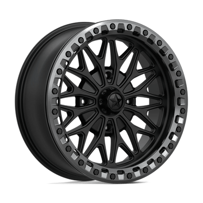 18x7 | 4x137 | 10 | 96.00 | MSA Offroad | MATTE BLACK W GLOSS GUNMETAL RING MA053MA18704810