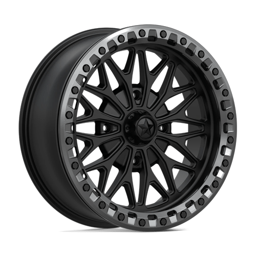 18x7 | 4x137 | 10 | 96.00 | MSA Offroad | MATTE BLACK W GLOSS GUNMETAL RING MA053MA18704810