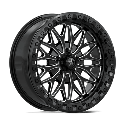 18x7 | 5x4.5 | 10 | 72.56 | MSA Offroad | GLOSS BLACK MILLED MA053BE18701210