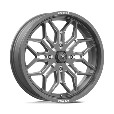 20x7 | 4x137 | 10 | 96.00 | MSA Offroad | GUNMETAL MILLED MA047AX20704810