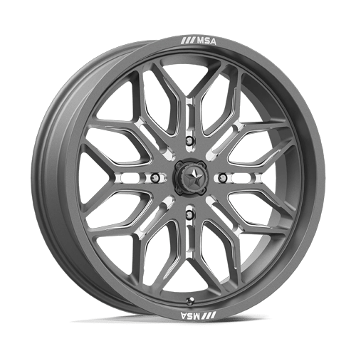 20x7 | 4x137 | 10 | 96.00 | MSA Offroad | GUNMETAL MILLED MA047AX20704810