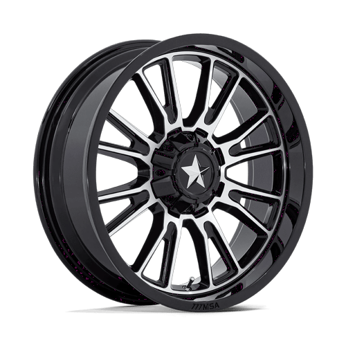 22x7 | 4x137 156 | 0 | 110.10 | MSA Offroad | GLOSS BLACK MACHINED MA051BD22704A00