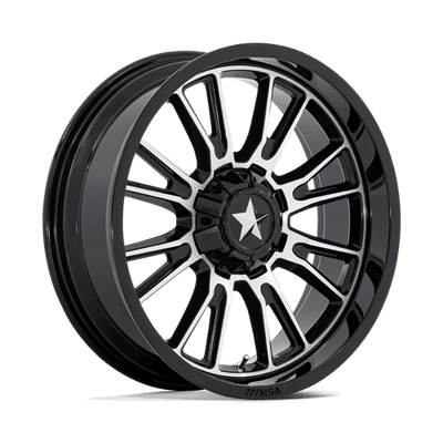 20x7 | 4x137 156 | 0 | 110.10 | MSA Offroad | GLOSS BLACK MACHINED MA051BD20704A00