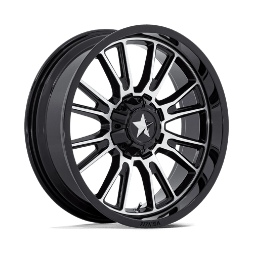 22x7 | 4x137 156 | 0 | 110.10 | MSA Offroad | GLOSS BLACK MACHINED MA051BD22704A00