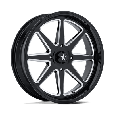 20x7 | 4x156 | 0 | 115.10 | MSA Offroad | GLOSS BLACK MILLED MA054BE20704400