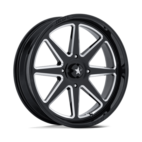22x7 | 5x4.5 | 0 | 72.56 | MSA Offroad | GLOSS BLACK MILLED MA054BE22701200
