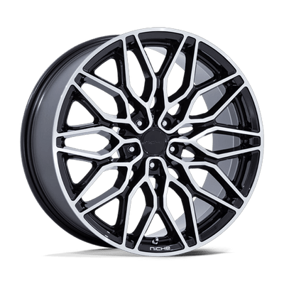 22x10.5 | 5x112 | 38 | 66.56 | Niche 1PC | GLOSS BLACK MACHINED NC277BD22055738