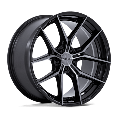 20x11 | 5x120 | 50 | 66.90 | Niche 1PC | GLOSS BLACK DARK TINTED CLEAR NC279BT20115W50