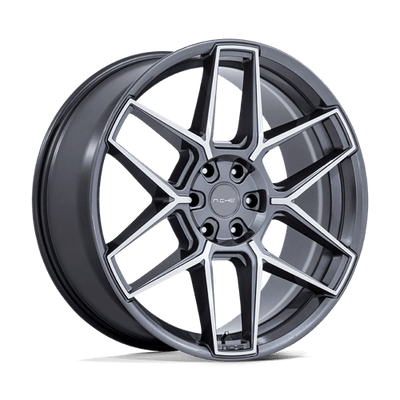 20x9 | 5x112 | 15 | 66.56 | Niche 1PC | ANTHRACITE W MACHINED FACE NC281AD20905715