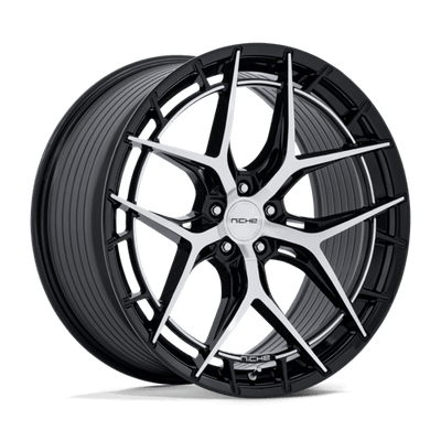20x9 | 5x112 | 20 | 72.56 | Niche 1PC | GLOSS BLACK W MACHINED FACE NC286BD20905620