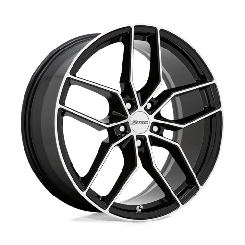 18x8 | 5x4.5 | 40 | 76.10 | Petrol | GLOSS BLACK W MACHINED CUT FACE 1880P5C405114B76