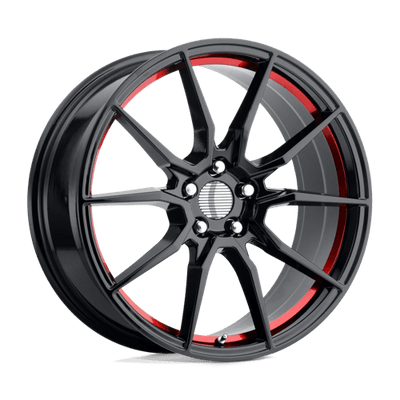 18x9 | 5x4.5 | 30 | 70.70 | Performance Replicas | GLOSS BLACK MACHINED W RED TINT 193RS-896530