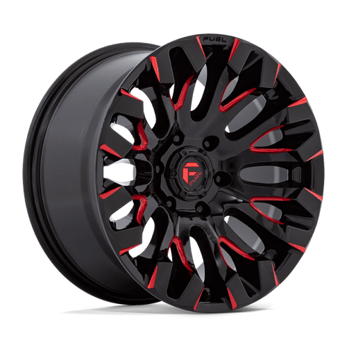 18x9 | 6x5.5 | 1 | 106.10 | Fuel 1PC | GLOSS BLACK MILLED RED TINT D82918908450