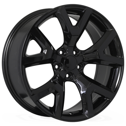 Replika R165A GLOSS BLACK 17X75 5x110