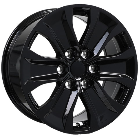 Replika R250 GLOSS BLACK 17X75 6x135