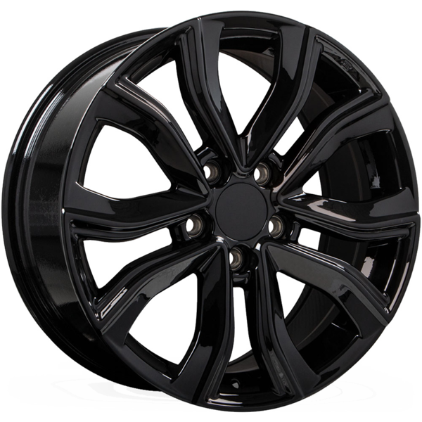 Replika R256 GLOSS BLACK 17X75 5x114.3