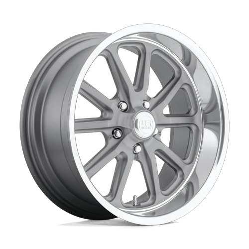 18x8 | 5x4.5 | 1 | 72.56 | US Mag 1PC | TEXTURED GRAY W DIAMOND CUT LIP U11118806545