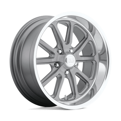 18x8 | 5x4.75 | 1 | 72.56 | US Mag 1PC | TEXTURED GRAY W DIAMOND CUT LIP U11118806145