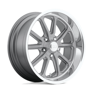 17x7 | 5x4.5 | 01 | 72.56 | US Mag 1PC | TEXTURED GRAY W DIAMOND CUT LIP U11117706540